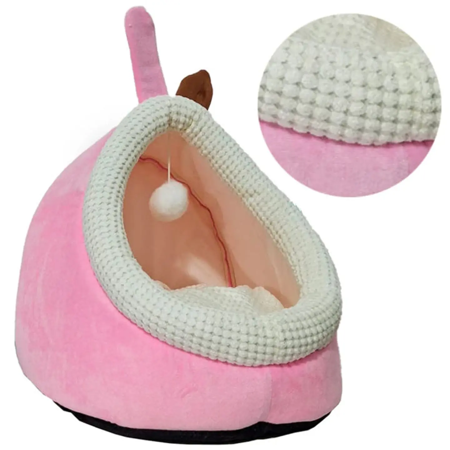 Cuevas Para Gatos Y Perro Rosada  1