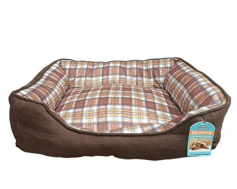 Cama Terciopelo Café