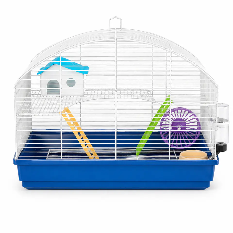 Jaula Hamster 2 Pisos Verde 58 x 32 x 41 cms  2