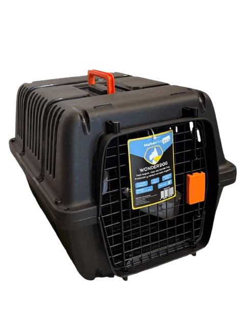 Transportadora Plastica Negra 50x35x35 Apta para Avion 