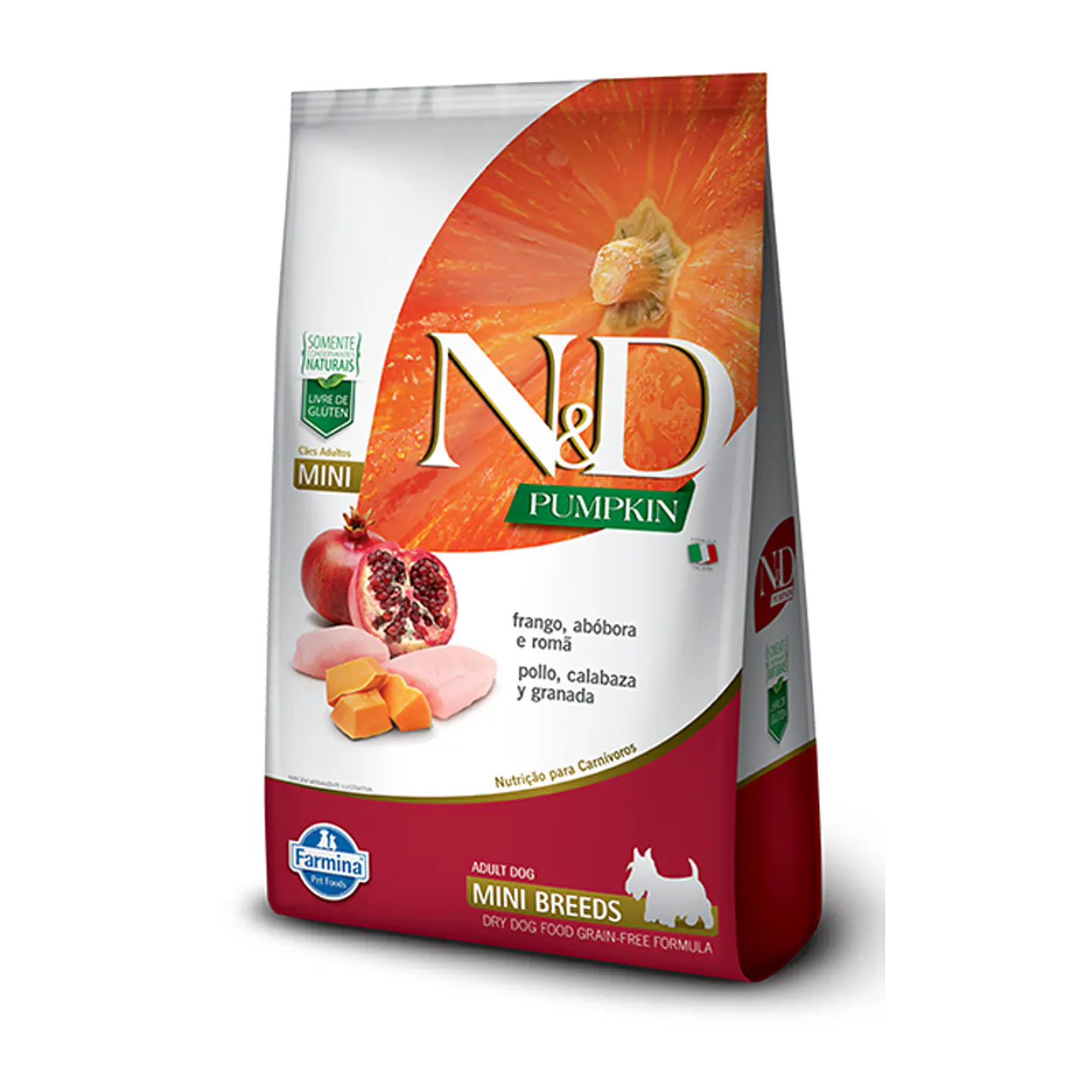 ND Calabaza Perro Adulto Pequeño Pollo 2.5K  1