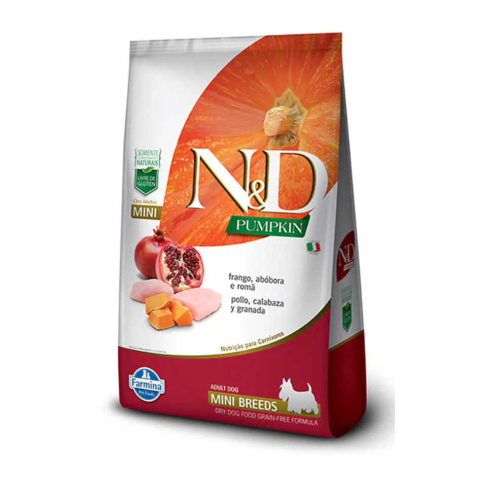 ND Calabaza Perro Adulto Pequeño Pollo 2.5K  1