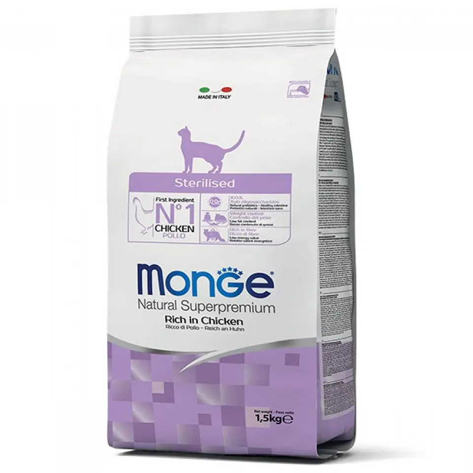 Monge Gato Esterilizado 1.5K (Canjea hasta 5000PB) 1.5K 1
