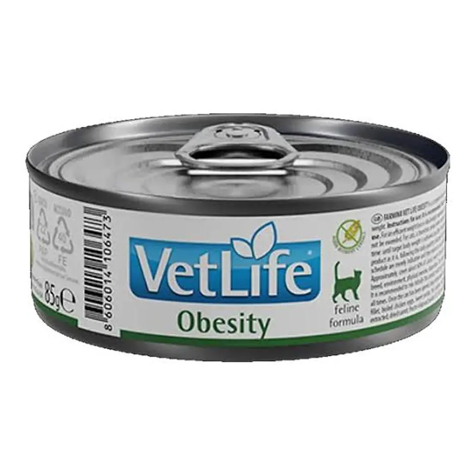 VetLife Humedo Gato Obesidad 85grs  1