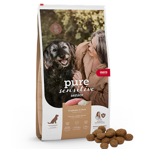 Mera Perro Senior Pure Sensitive Pavo y Arroz 12.5K 