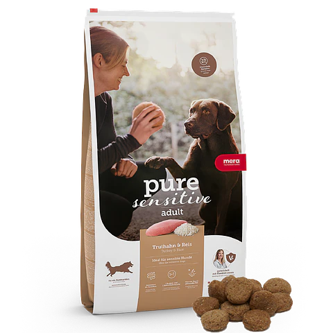 Mera Perro Adulto Pure Sensitive Pavo y Arroz 12.5K 
