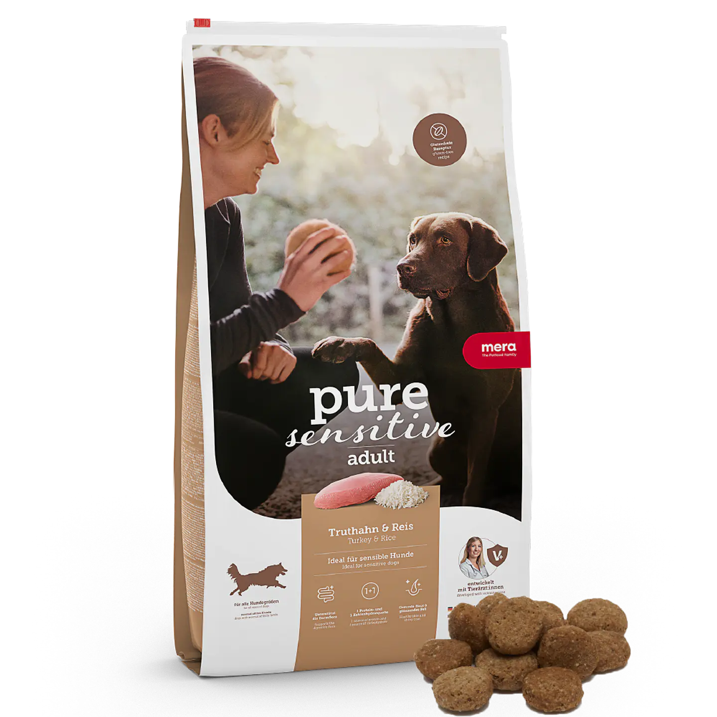 Mera Perro Adulto Pure Sensitive Pavo y Arroz 12.5K  1