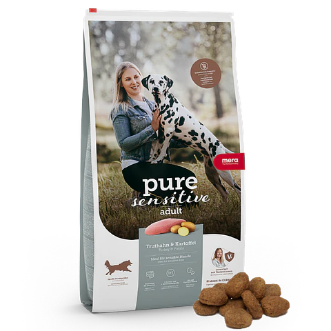 Mera Perro Adulto Pure Sensitive Pavo con Papa 4K 