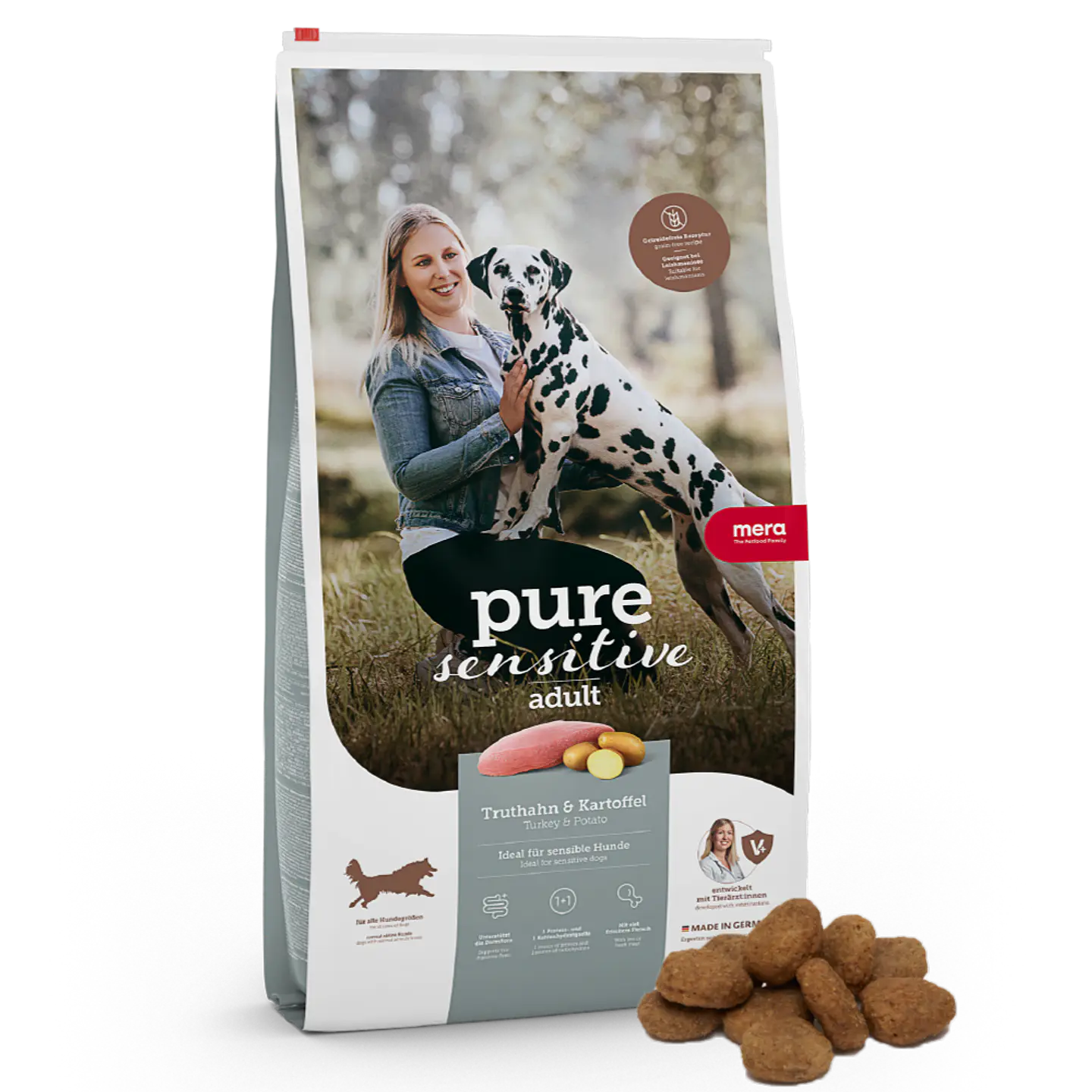 Mera Perro Adulto Pure Sensitive Pavo con Papa 4K  1