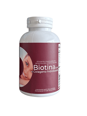 BIOTINA CON COLAGENO HIDROLIZADO