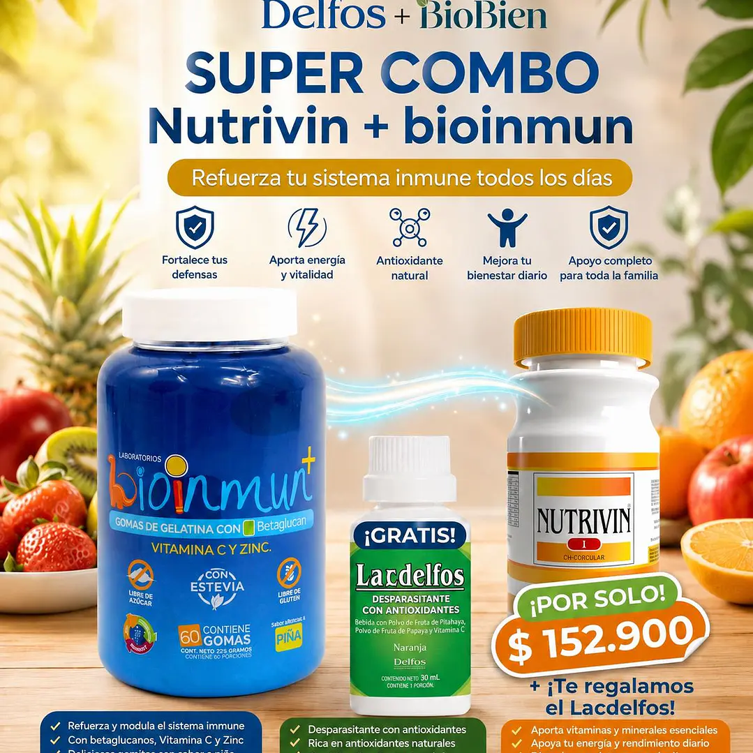 SUPER COMBO NUTRIVIN + BIOINMUN 1