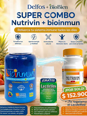 SUPER COMBO NUTRIVIN + BIOINMUN