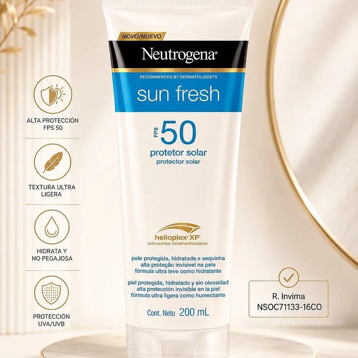 PROTECTOR SOLAR SUN FRESH FPS50 NEUTROGENA 1