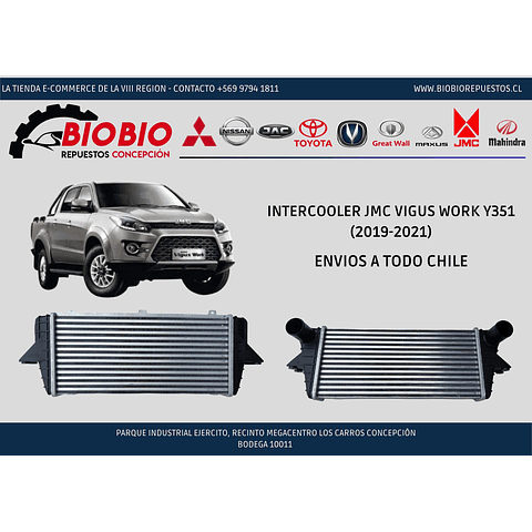 INTERCOOLER JMC VIGUS WORK Y351 2019/2021