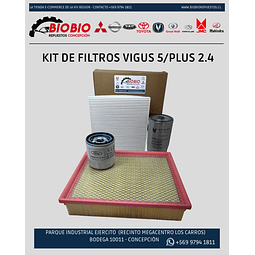 KIT DE FILTROS JMC VIGUS 5/PLUS 2.4 - ENVIO GRATIS