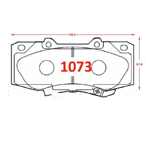PASTILLAS DE FRENO DELANTERAS TOYOTA HILUX (KUN/VIGO)