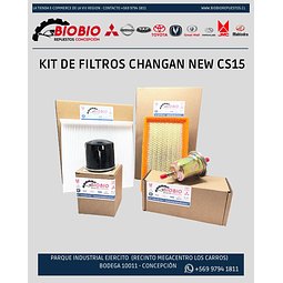 KIT DE FILTROS CHANGAN NEW CS15