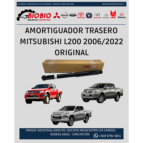 AMORTIGUADOR TRASERO MITSUBISHI L200 2006/2022 ORIGINAL