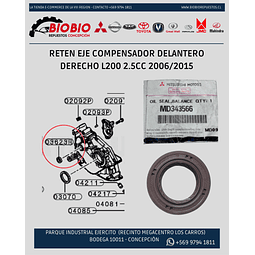 Reten Eje Compensador Delantero Derecho L200 2.5cc 2006/2015 ORIGINAL