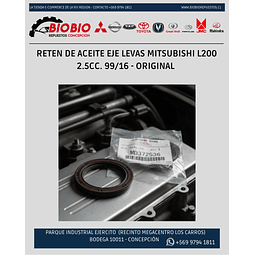 Reten De Aceite Eje Levas Original Mitsubishi L200 2.5 99/16  MD372536 - ORIGINAL