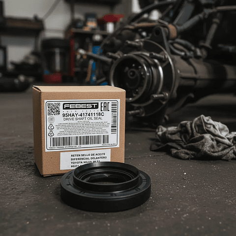 RETEN O SELLO DIFERENCIAL DELANTERO (PIÑON DE ATAQUE) TOYOTA HILUX 2006 AL 2011.