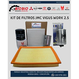 KIT DE FILTROS JMC VIGUS WORK 2.5 - 2019 AL 2024