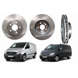 Discos De Freno Delantero Mercedes Benz Vito, Viano, ($/par)