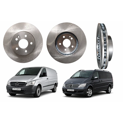 Discos De Freno Delantero Mercedes Benz Vito, Viano, ($/par)