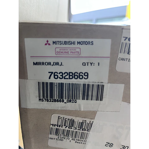 Espejo Manual Izquierdo Mitsubishi L200 2016-2024
