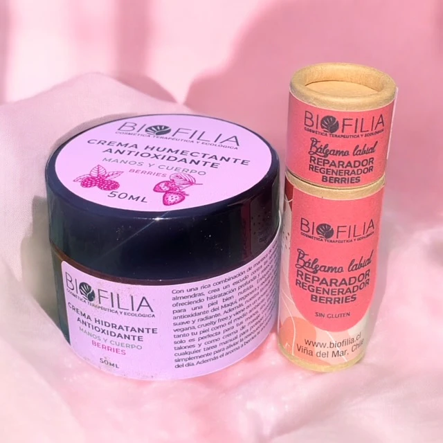 Humectacion para labios y manos Antioxidante