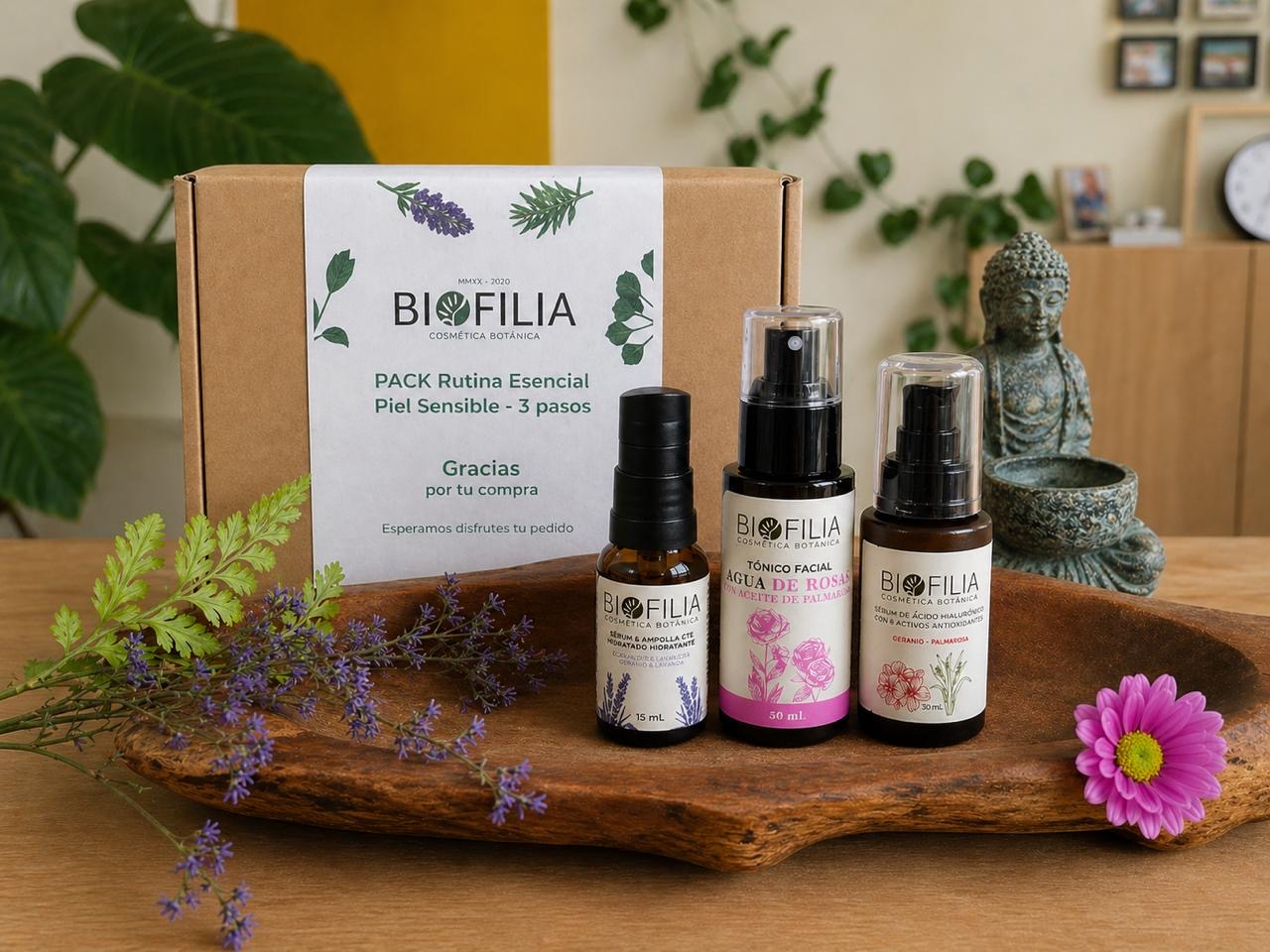 Rutina Esencial Piel Sensible – 3 Pasos Calma & Equilibrio