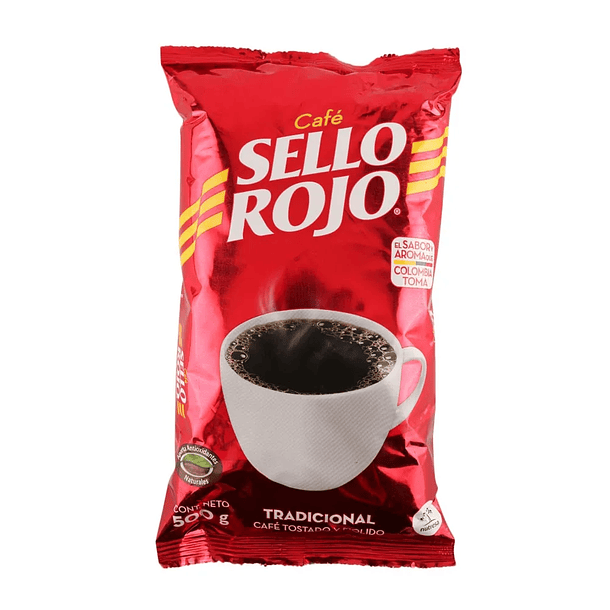 CAFE SELLO ROJO 500 GRS (COLOMBIANO) 1