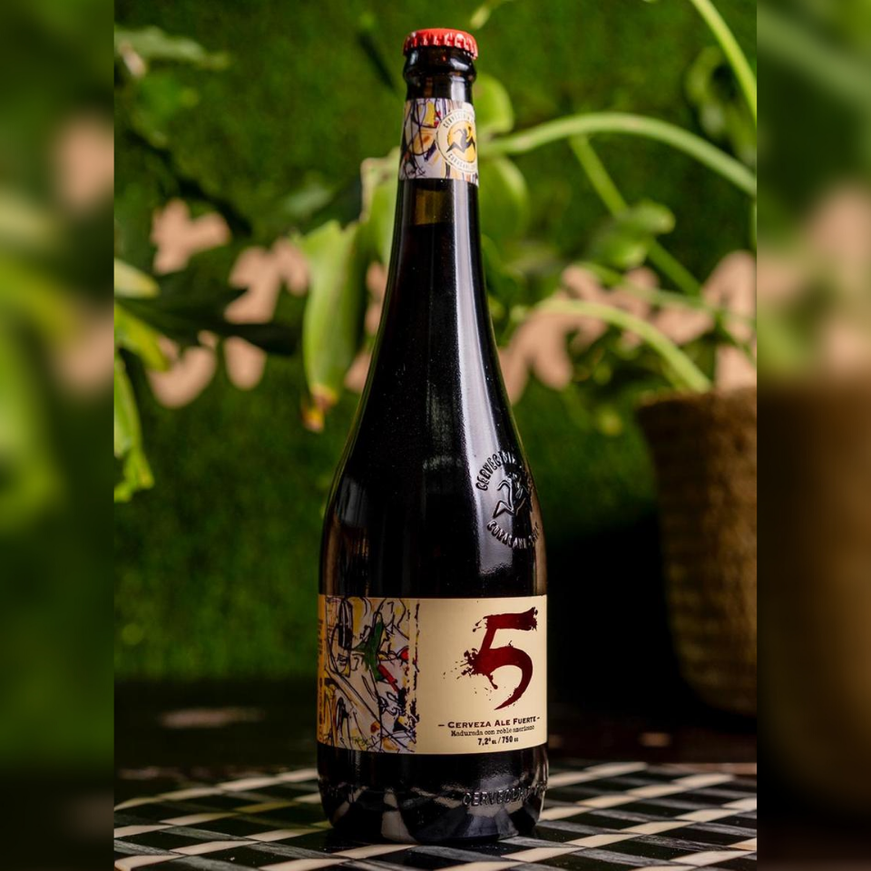 Cerveza Kross 5 Strong Ale 7,2° Botella 750cc