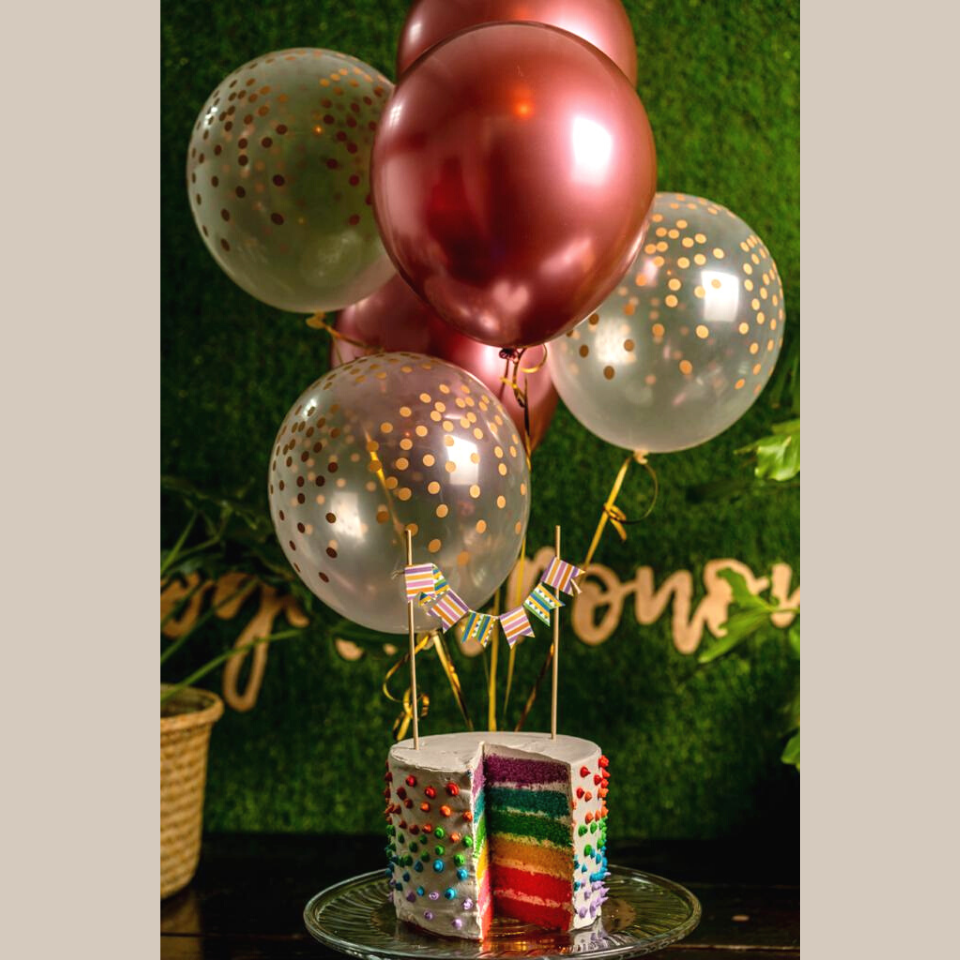 Set de globos Rosé