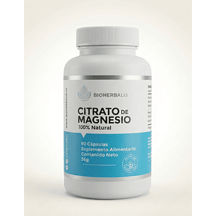 CITRATO DE MAGNESIO CONCENTRADO - ALTA ABSORCIÓN - 400 MG 90 CAPS