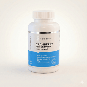 CRANBERRY ANTIOXIDANTE 100% PURO 800 mg - 90 CÁPSULAS 