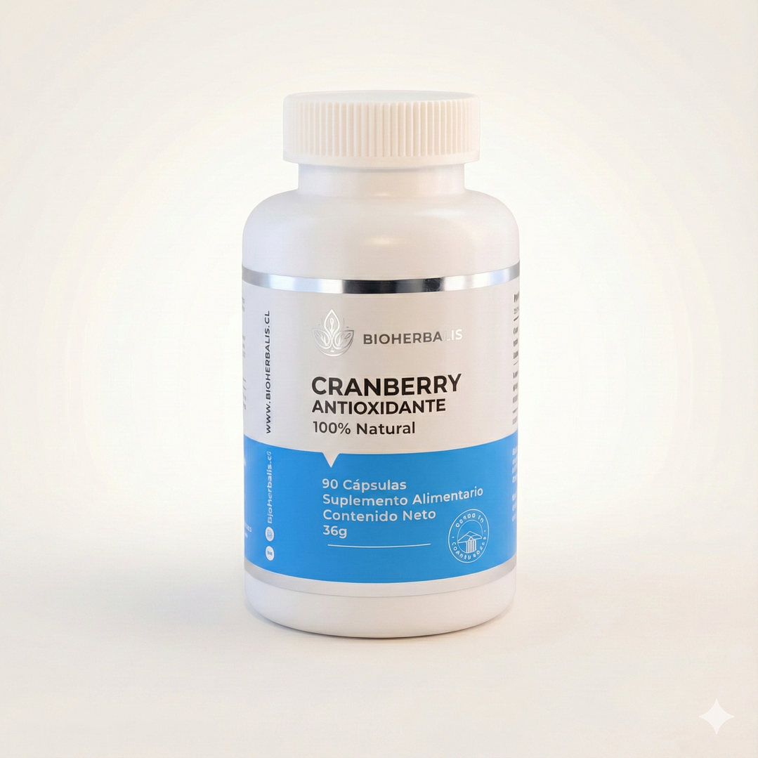 CRANBERRY ANTIOXIDANTE 100% PURO 800 mg - 90 CÁPSULAS  1
