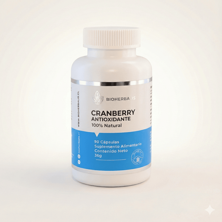 CRANBERRY ANTIOXIDANTE 100% PURO 800 mg - 90 CÁPSULAS  1