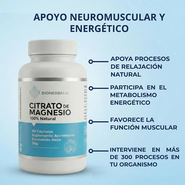 Pack X2 Citrato De Magnesio 400mg | Alta Absorción Y Puro 2
