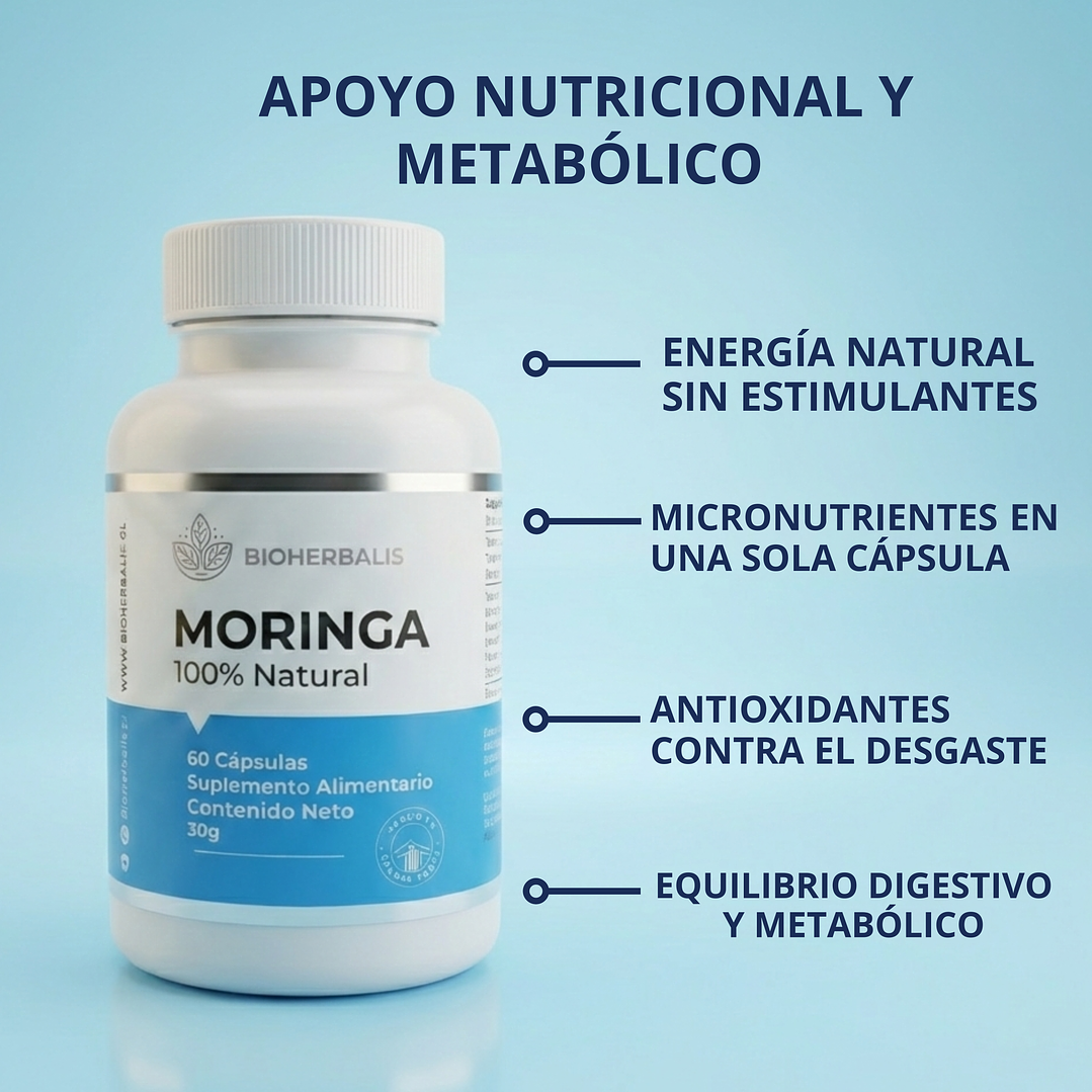 MORINGA 400 mg 60 CÁPSULAS 2