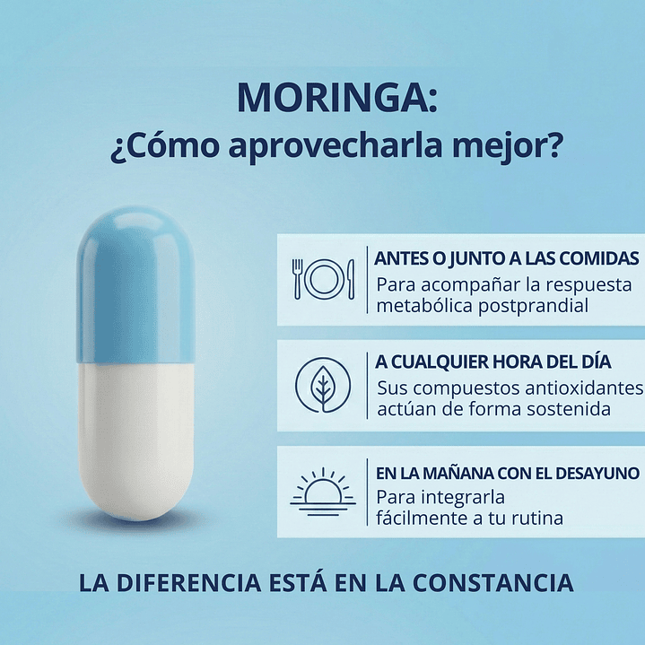 Pack X2 - Moringa 500mg - Refuerzo Inmune Y Control De Peso 3