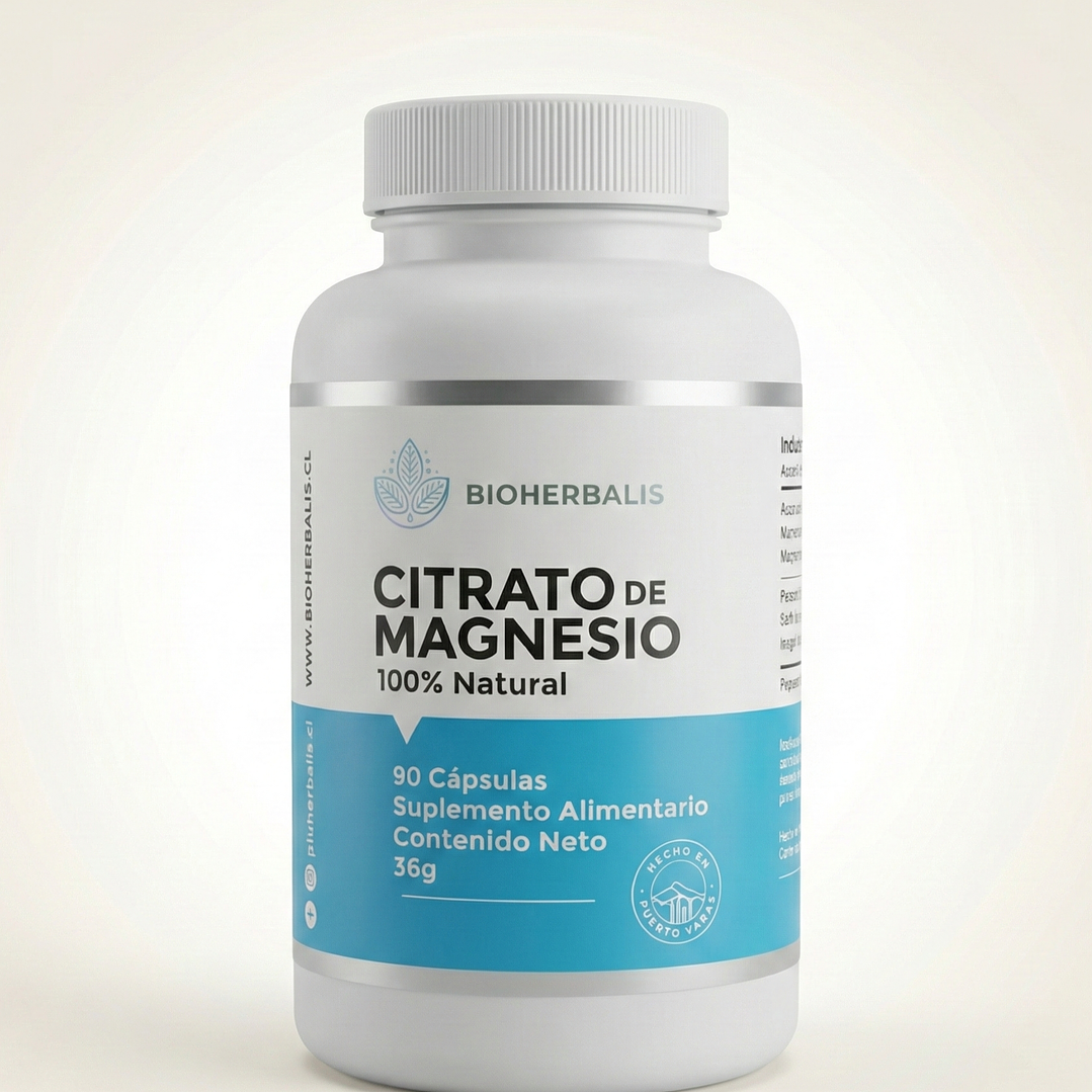CITRATO DE MAGNESIO CONCENTRADO - ALTA ABSORCIÓN - 400 MG 90 CAPS 1