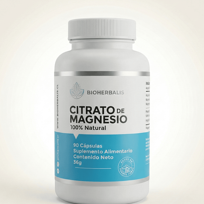 CITRATO DE MAGNESIO CONCENTRADO - ALTA ABSORCIÓN - 400 MG 90 CAPS 1