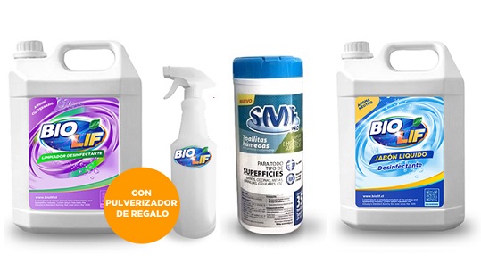 Pack Desinfección total 3 productos