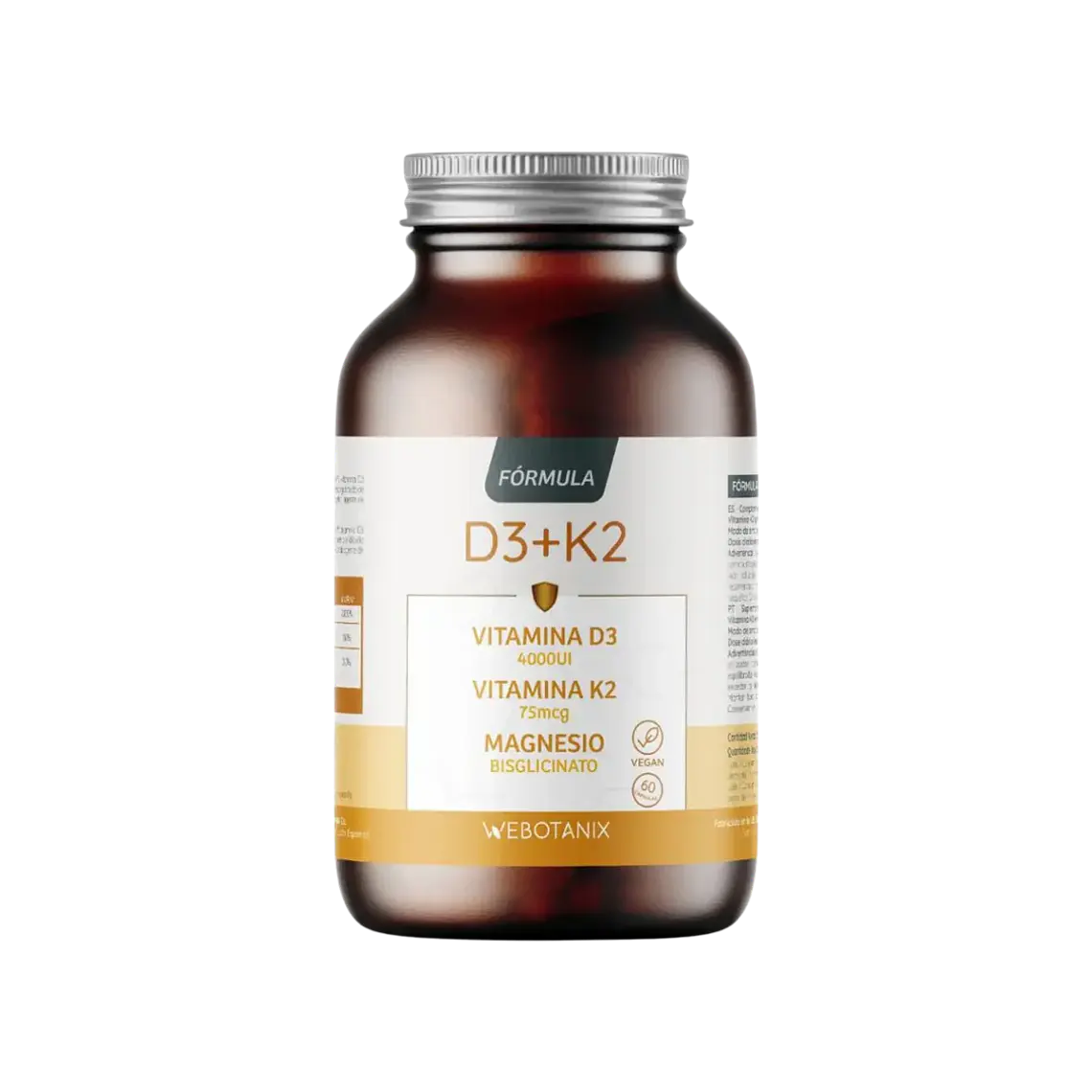 Vitamina D3 + K2 + Magnésio 1