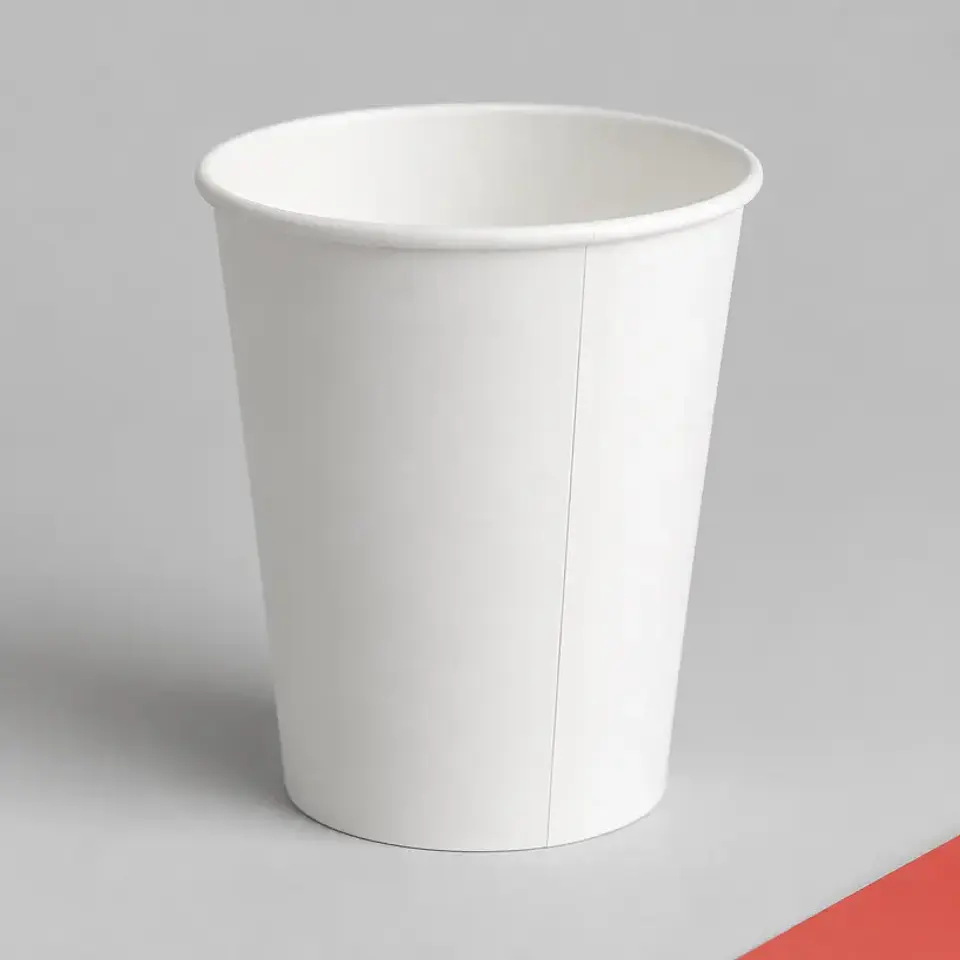 Vaso de cartón blanco 12 oz 1