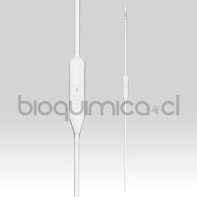 Pipeta Volumétrica o Aforada - 1 mL