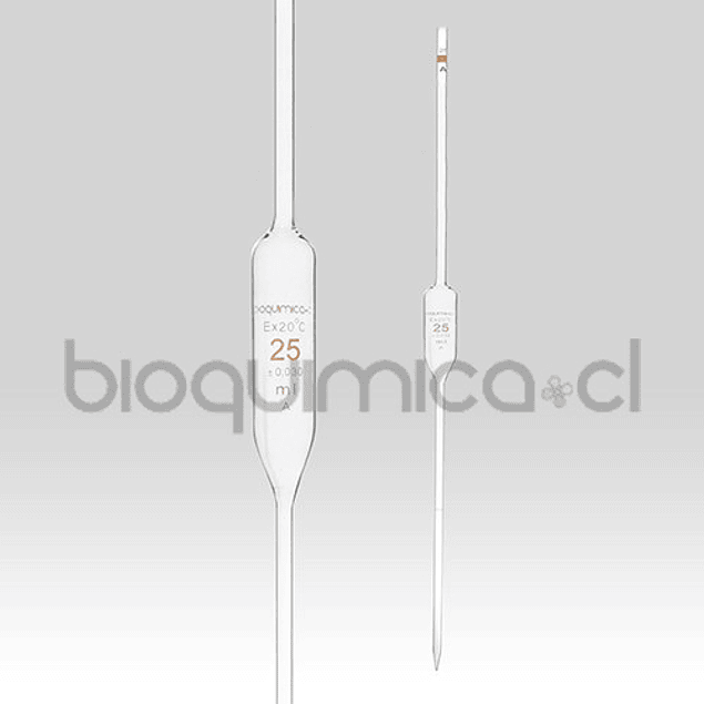 Pipeta Volumétrica o Aforada - 25 mL