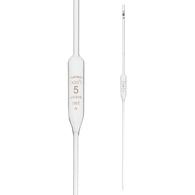 Pipeta Volumétrica o Aforada - 5 mL