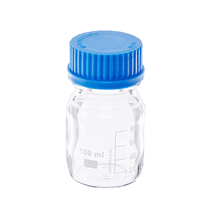 Botella con tapa - Borosilicato - 100 ml